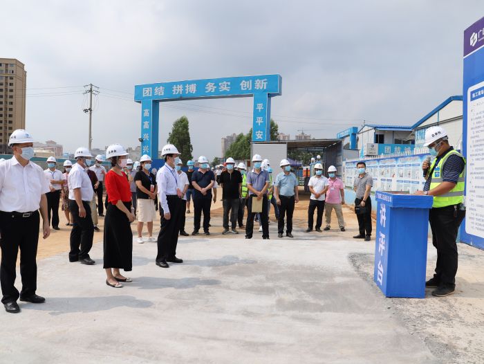 驻桂人大代表听取项目司理汇报。。侯健杰 摄.jpg